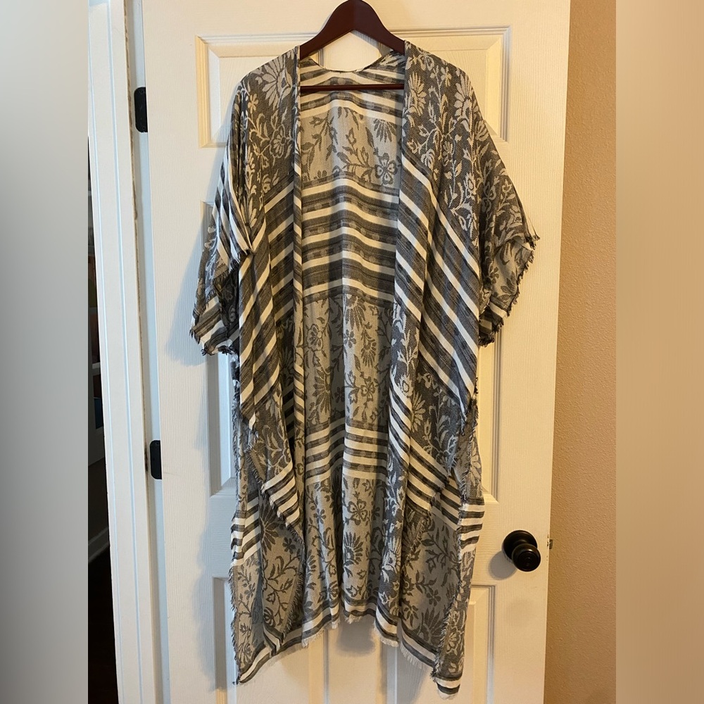 Lucky Brand reversible poncho